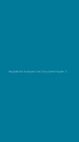 Tampilan Antarmuka Aplikasi Republikslot Kumpulan Link Situs Game Populer - 3