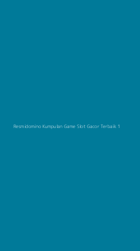 Tampilan Antarmuka Aplikasi Resmidomino Kumpulan Game Slot Gacor Terbaik - 1