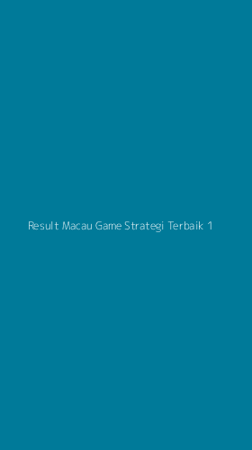 Tampilan Antarmuka Aplikasi Result Macau Game Strategi Terbaik - 1