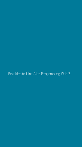 Tampilan Antarmuka Aplikasi Rezekitoto Link Alat Pengembang Web - 3