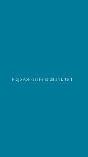 Tampilan Antarmuka Aplikasi Ripjp Aplikasi Pendidikan Lite - 1