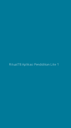 Tampilan Antarmuka Aplikasi Ritual78 Aplikasi Pendidikan Lite - 1