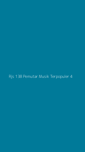 Tampilan Antarmuka Aplikasi Rjs 138 Pemutar Musik Terpopuler - 4