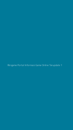 Tampilan Antarmuka Aplikasi Rkngame Portal Informasi Game Online Terupdate - 1