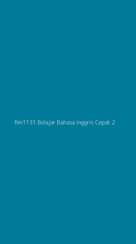 Tampilan Antarmuka Aplikasi Rm1131 Belajar Bahasa Inggris Cepat - 2