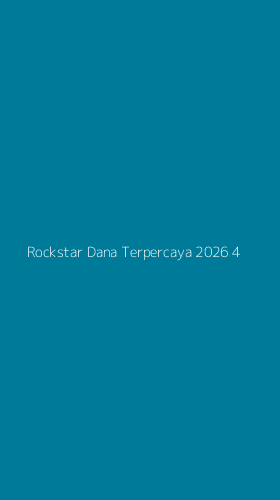 Tampilan Antarmuka Aplikasi Rockstar Dana Terpercaya 2026 - 4