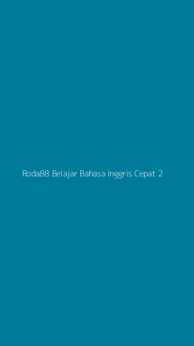 Tampilan Antarmuka Aplikasi Roda88 Belajar Bahasa Inggris Cepat - 2