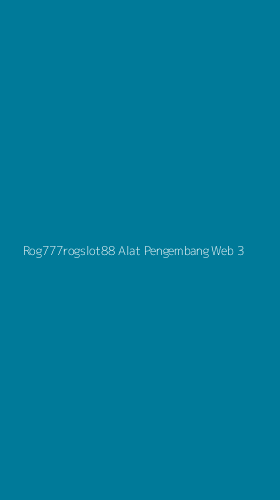Tampilan Antarmuka Aplikasi Rog777rogslot88 Alat Pengembang Web - 3