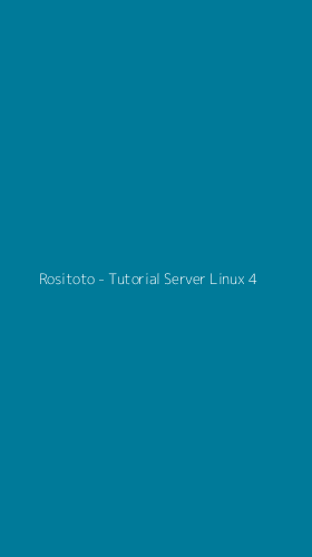 Tampilan Antarmuka Aplikasi Rositoto - Tutorial Server Linux - 4