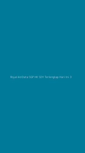 Tampilan Antarmuka Aplikasi Royal 4d Data Sgp Hk Sdy Terlengkap Hari Ini - 3