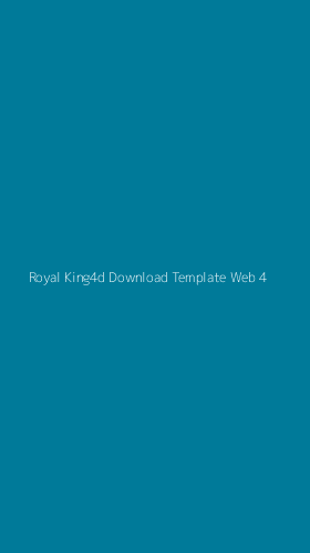 Tampilan Antarmuka Aplikasi Royal King4d Download Template Web - 4