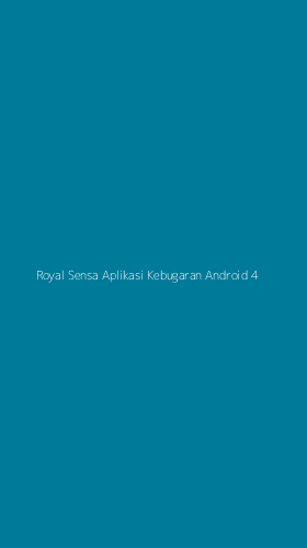 Tampilan Antarmuka Aplikasi Royal Sensa Aplikasi Kebugaran Android - 4