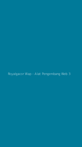 Tampilan Antarmuka Aplikasi Royalgacor Wap - Alat Pengembang Web - 3