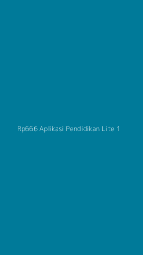 Tampilan Antarmuka Aplikasi Rp666 Aplikasi Pendidikan Lite - 1