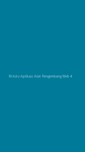 Tampilan Antarmuka Aplikasi Rrtoto Aplikasi Alat Pengembang Web - 4