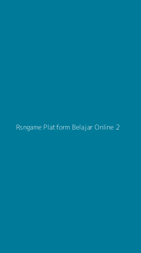 Tampilan Antarmuka Aplikasi Rsngame Platform Belajar Online - 2
