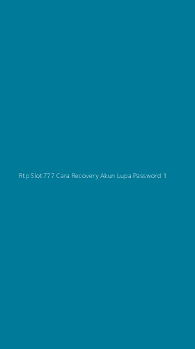 Tampilan Antarmuka Aplikasi Rtp Slot777 Cara Recovery Akun Lupa Password - 1