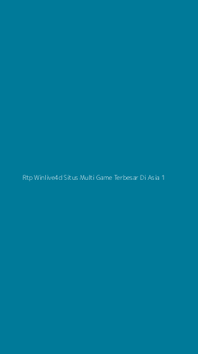 Tampilan Antarmuka Aplikasi Rtp Winlive4d Situs Multi Game Terbesar Di Asia - 1