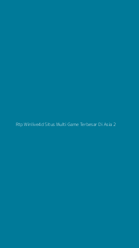 Tampilan Antarmuka Aplikasi Rtp Winlive4d Situs Multi Game Terbesar Di Asia - 2
