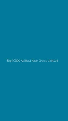 Tampilan Antarmuka Aplikasi Rtp10000 Aplikasi Kasir Gratis Umkm - 4