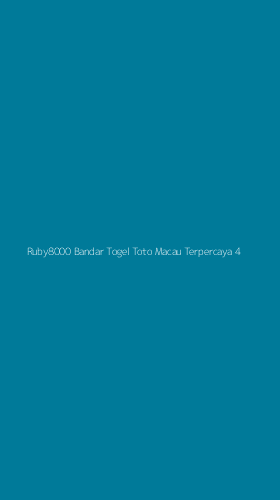 Tampilan Antarmuka Aplikasi Ruby8000 Bandar Togel Toto Macau Terpercaya - 4