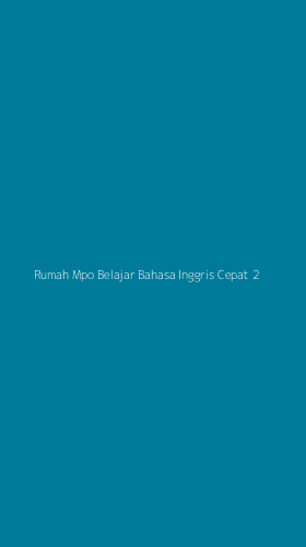 Tampilan Antarmuka Aplikasi Rumah Mpo Belajar Bahasa Inggris Cepat - 2