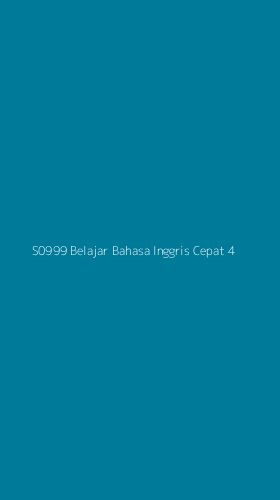 Tampilan Antarmuka Aplikasi S0999 Belajar Bahasa Inggris Cepat - 4