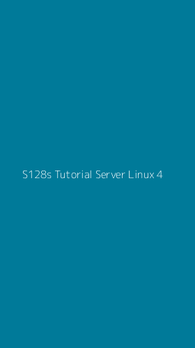 Tampilan Antarmuka Aplikasi S128s Tutorial Server Linux - 4