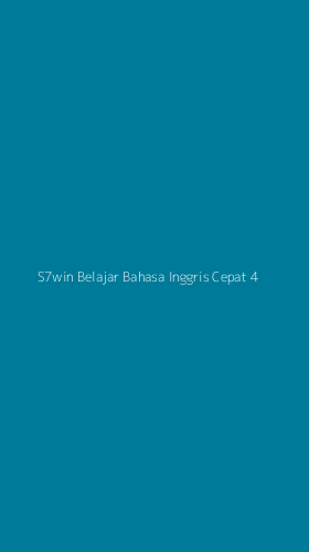 Tampilan Antarmuka Aplikasi S7win Belajar Bahasa Inggris Cepat - 4