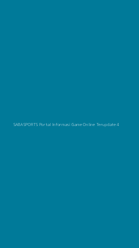 Tampilan Antarmuka Aplikasi Sabasports Portal Informasi Game Online Terupdate - 4