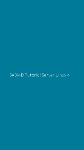 Tampilan Antarmuka Aplikasi Sabi4d Tutorial Server Linux - 4
