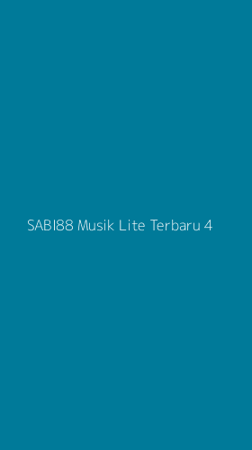 Tampilan Antarmuka Aplikasi Sabi88 Musik Lite Terbaru - 4