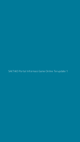 Tampilan Antarmuka Aplikasi Sakti4d Portal Informasi Game Online Terupdate - 1