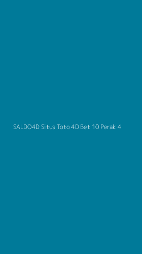 Tampilan Antarmuka Aplikasi Saldo4d Situs Toto 4d Bet 10 Perak - 4