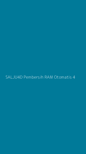 Tampilan Antarmuka Aplikasi Salju4d Pembersih Ram Otomatis - 4