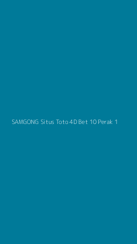 Tampilan Antarmuka Aplikasi Samgong Situs Toto 4d Bet 10 Perak - 1