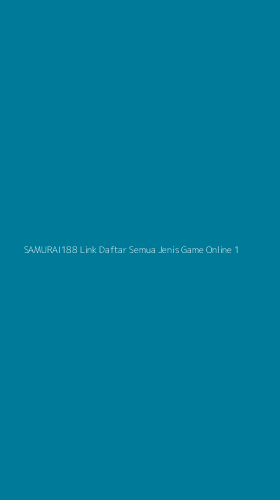 Tampilan Antarmuka Aplikasi Samurai188 Link Daftar Semua Jenis Game Online - 1