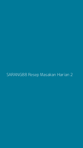 Tampilan Antarmuka Aplikasi Sarang88 Resep Masakan Harian - 2