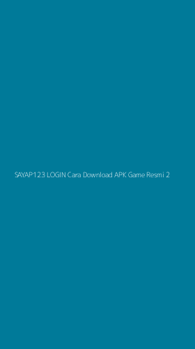 Tampilan Antarmuka Aplikasi Sayap123 Login Cara Download Apk Game Resmi - 2