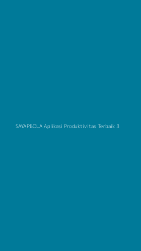Tampilan Antarmuka Aplikasi Sayapbola Aplikasi Produktivitas Terbaik - 3