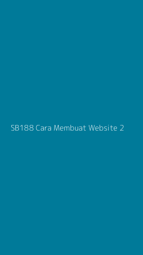 Tampilan Antarmuka Aplikasi Sb188 Cara Membuat Website - 2