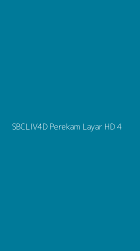 Tampilan Antarmuka Aplikasi Sbcliv4d Perekam Layar Hd - 4