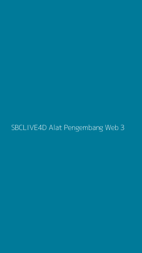 Tampilan Antarmuka Aplikasi Sbclive4d Alat Pengembang Web - 3