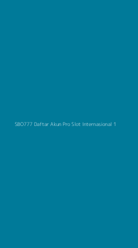 Tampilan Antarmuka Aplikasi Sbo777 Daftar Akun Pro Slot Internasional - 1