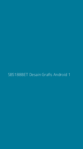 Tampilan Antarmuka Aplikasi Sbs188bet Desain Grafis Android - 1