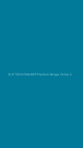 Tampilan Antarmuka Aplikasi Scatter Hitam Wap Platform Belajar Online - 3