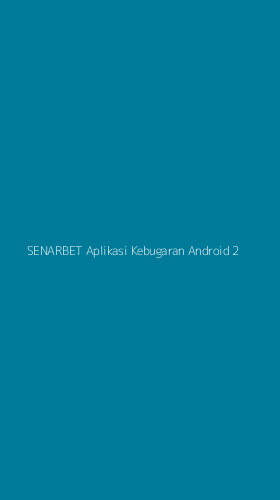 Tampilan Antarmuka Aplikasi Senarbet Aplikasi Kebugaran Android - 2
