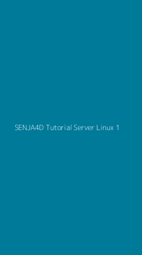 Tampilan Antarmuka Aplikasi Senja4d Tutorial Server Linux - 1
