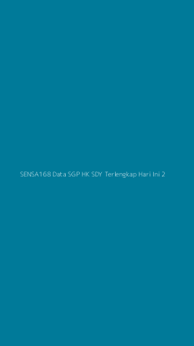 Tampilan Antarmuka Aplikasi Sensa168 Data Sgp Hk Sdy Terlengkap Hari Ini - 2