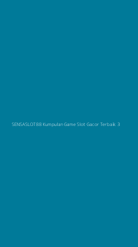 Tampilan Antarmuka Aplikasi Sensaslot88 Kumpulan Game Slot Gacor Terbaik - 3